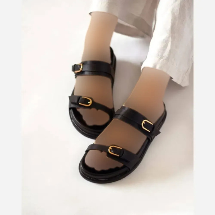 صندل زنانه زارا ساحلی چرم بیاله طبی و سبک