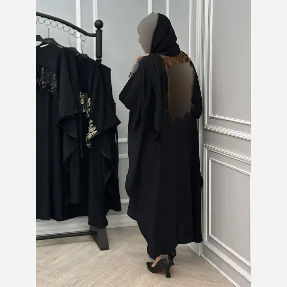 ست پیراهن و رویه زنانه جنس کرپ بوگاتی فری سایز 38 تا 48