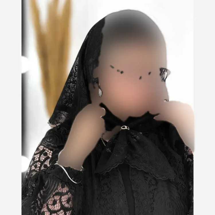 مینی پروانه تور مخمل کوبی فری سایز ابعاد 75 در 75