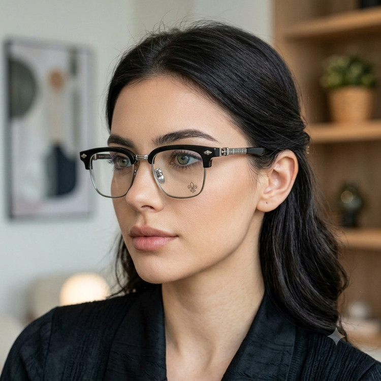 فریم عینک طبی کروم هارتز کد 8316