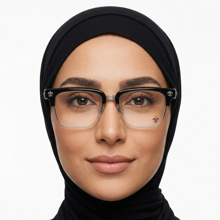 فریم عینک طبی بلوکات کروم هارتز کد l8010