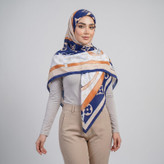 روسری زنانه مدل نخی قواره 140 طرح مزونی جدید کد ana-2707