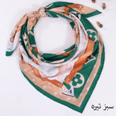 روسری زنانه مدل نخی قواره 140 طرح مزونی جدید کد ana-2707