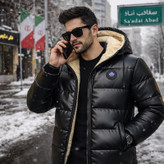 کاپشن مردانه سارزی مدل pof_charm_sade