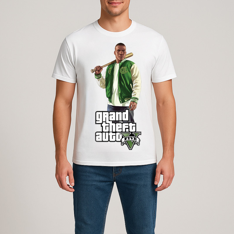 تی‌شرت آستین کوتاه مردانه مدل gta 15589