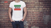 تیشرت الینور طرح پرچم ایران کد ELTM407