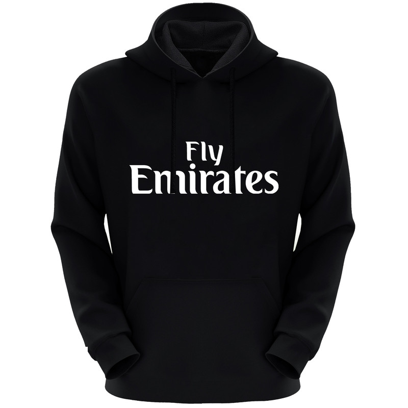 هودی مردانه طرح fly emirates کد F56