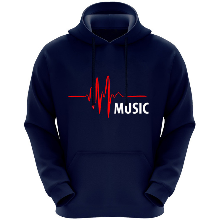 هودی مردانه طرح music کد FG507