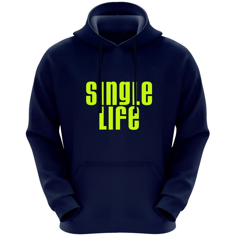 هودی مردانه طرح single life کد A06