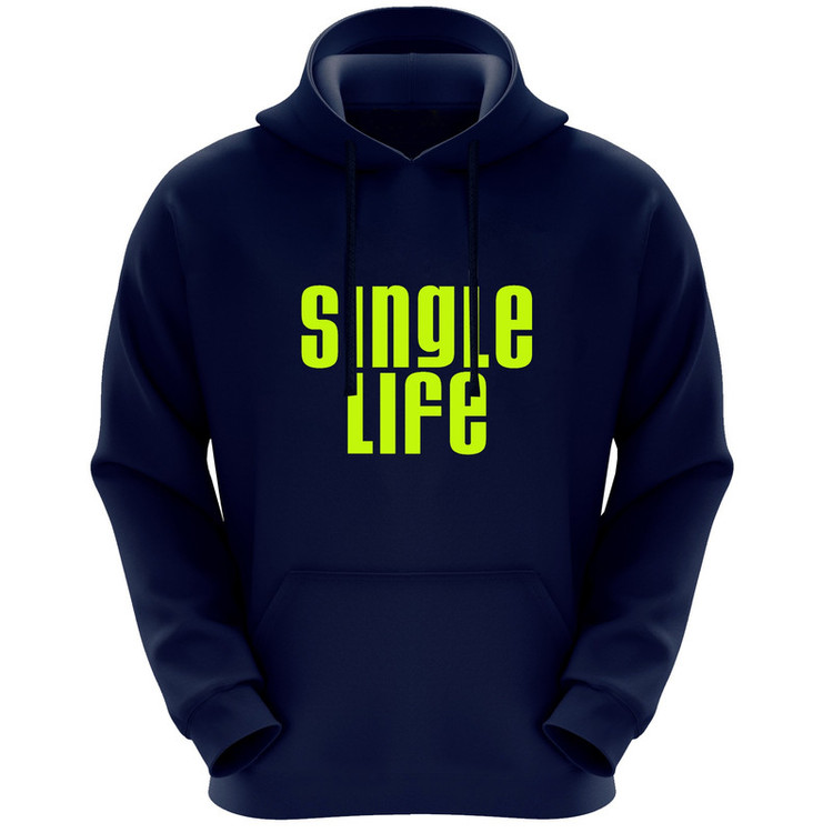 هودی مردانه طرح single life کد A06