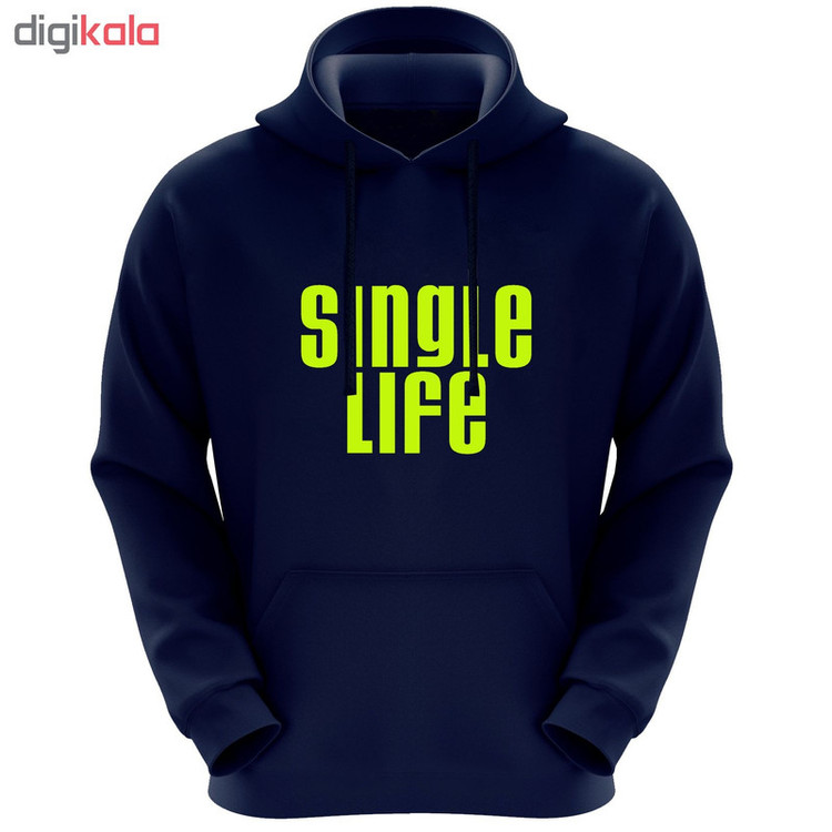 هودی مردانه طرح single life کد A06