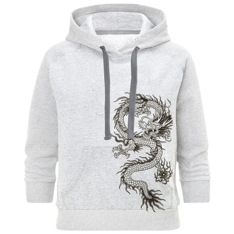 هودی مردانه طرح Dragon کد A40