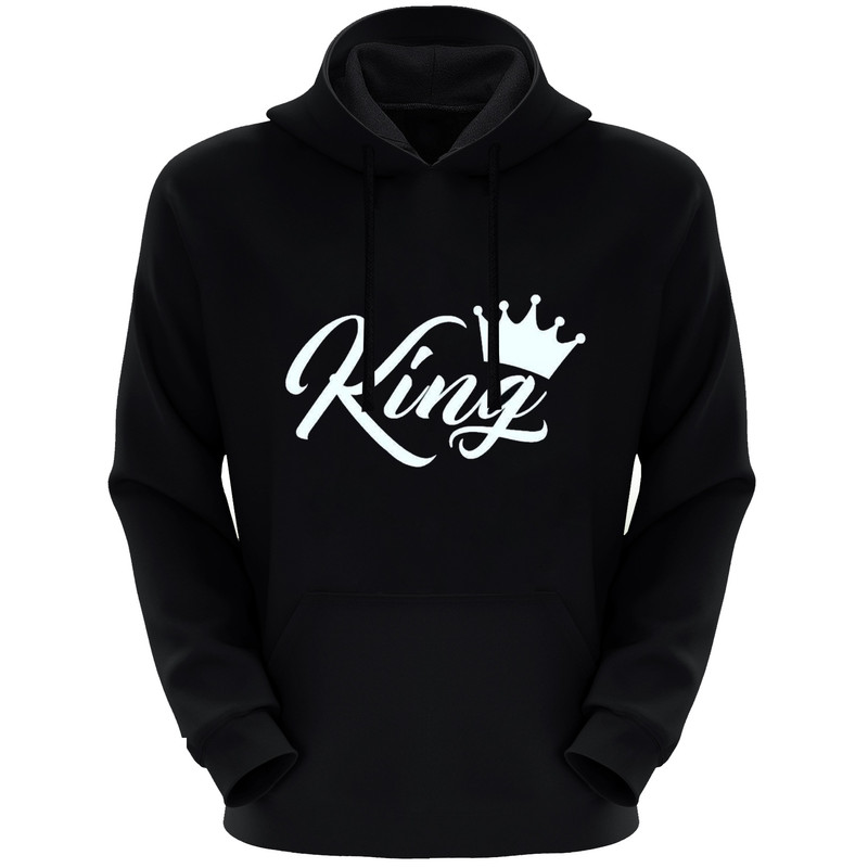 هودی مردانه طرح king کد F140
