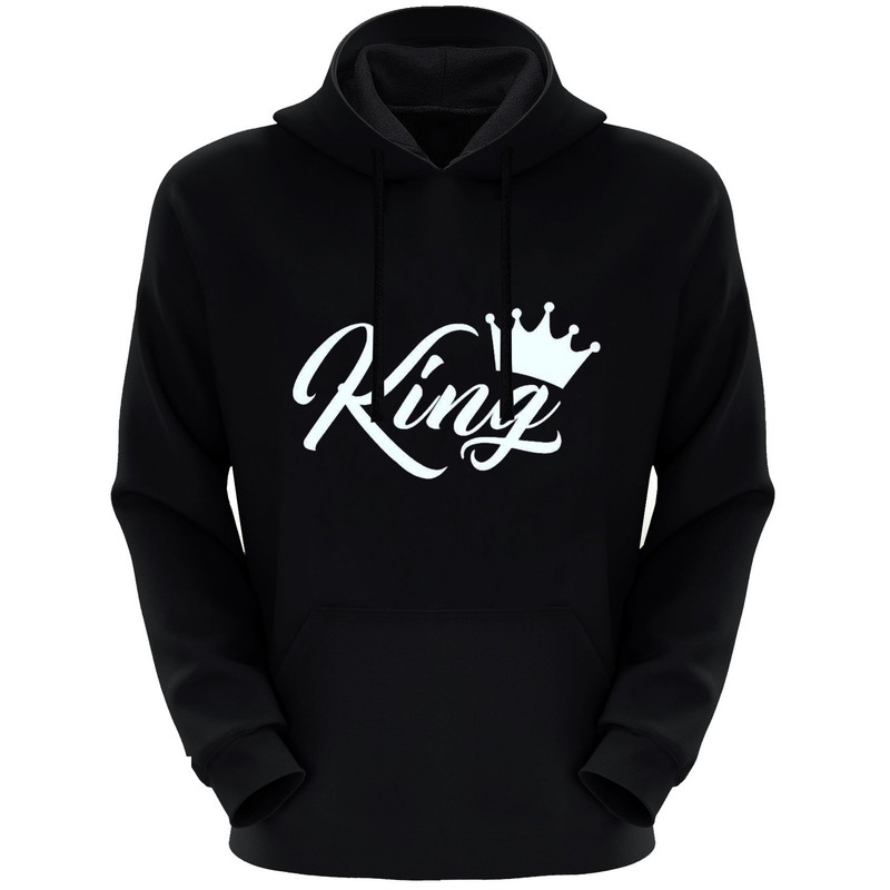 هودی مردانه طرح king کد F140