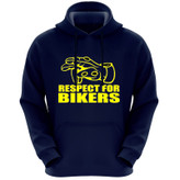 هودی مردانه طرح Bikers کد FZ303