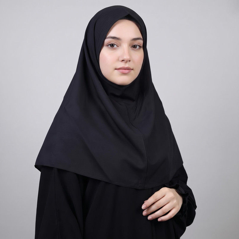 مقنعه کاملیا مدل ابری کد K-90