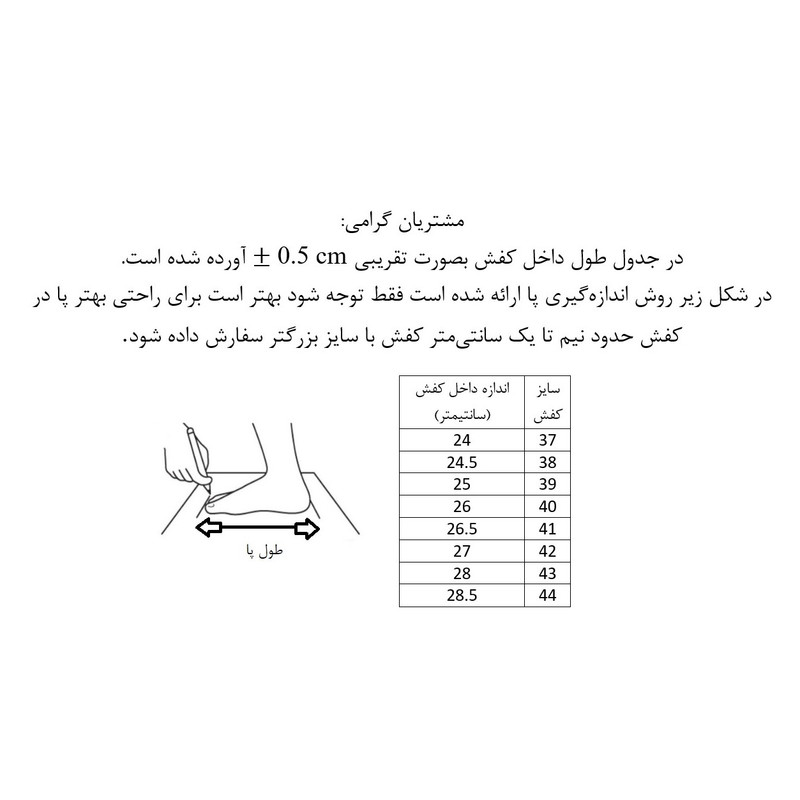کفش پیادهروی مدل کلاسیک کد MESKBAFT
