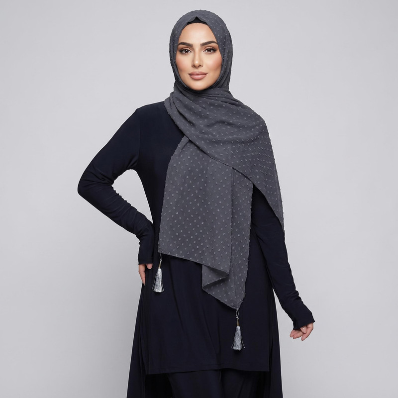 شال زنانه مدل حریر اشکی