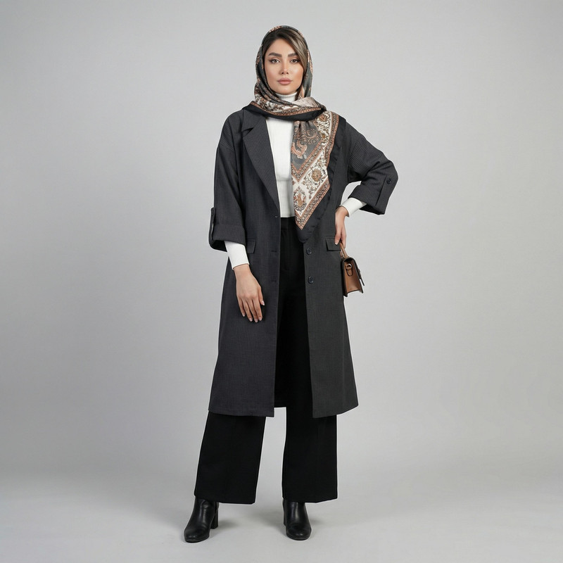 مانتو زنانه السانا مدل زلاله کد 2375