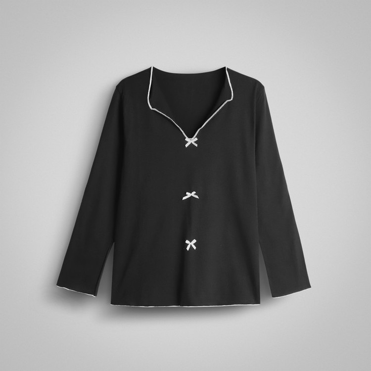 ست بلوز و شلوار راحتی زنانه پنبهای بلانوت مدل 7394-1 دو تکه