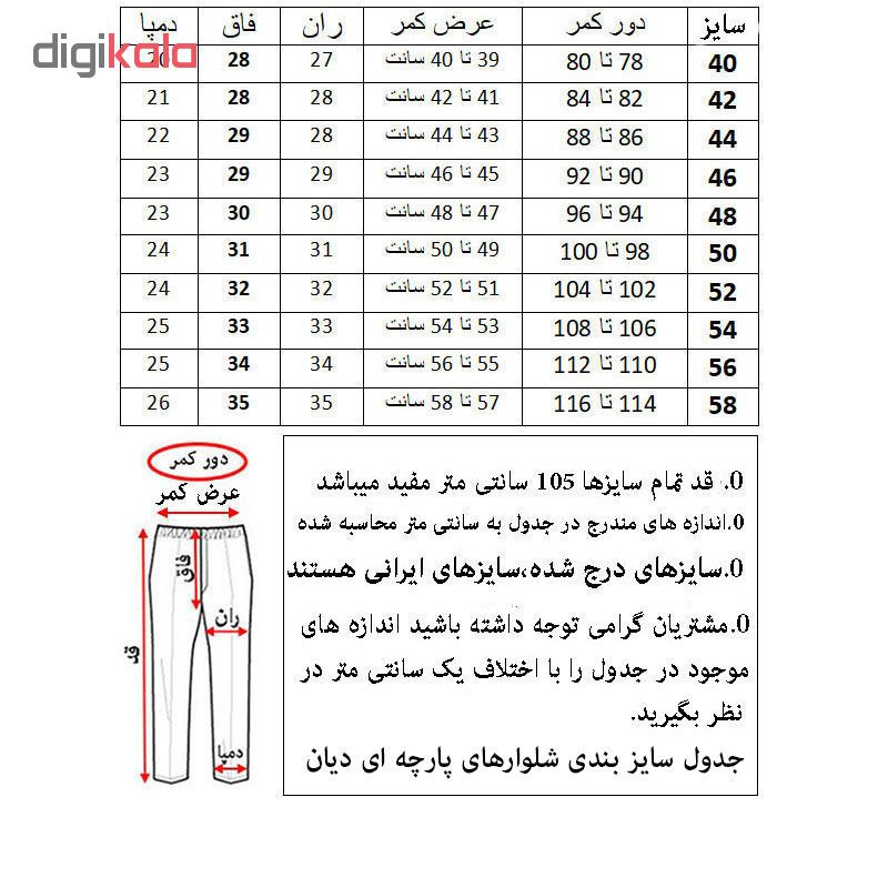 شلوار مردانه دیان کد 313