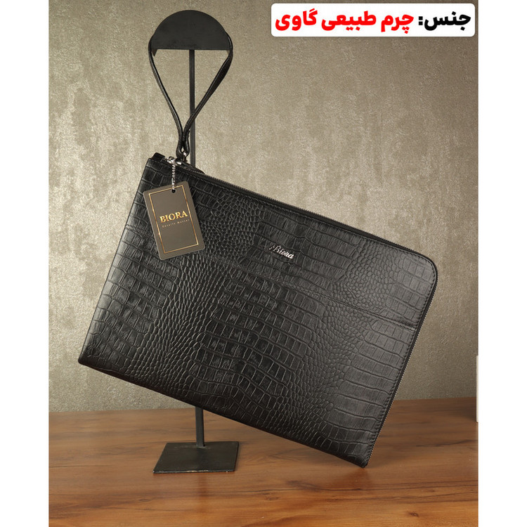 کیف دستی مردانه بیورا مدل چرم طبیعی کد dbb128
