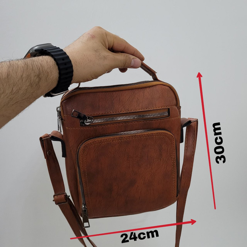 کیف دوشی مردانه جیپ مدل اداری ساده 091