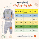 ست سویشرت و شلوار راحتی بچگانه مدل خرس سه نقطه