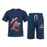 ست تیشرت آستین کوتاه و شلوارک راحتی پسرانه مدل Spiderman کد 750
