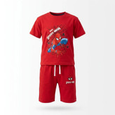 ست تیشرت آستین کوتاه و شلوارک راحتی پسرانه مدل Spiderman کد 750