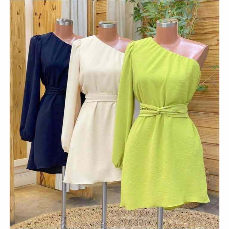 پیراهن یقه رومی زنانه شیرین جامه مدل روژا