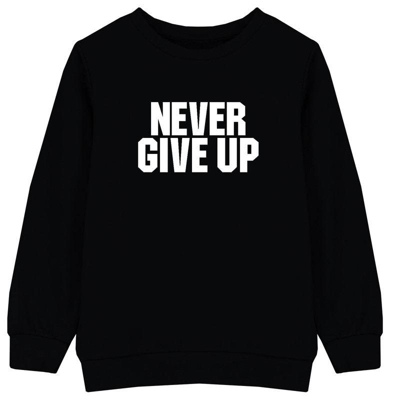 سویشرت مردانه مدل never give up A102