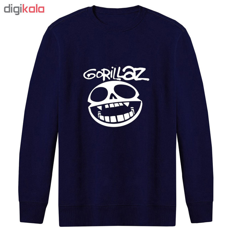سویشرت مردانه طرح gorillaz کد F77