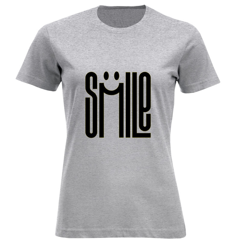 تی شرت آستین کوتاه زنانه مدل D758 SMILe