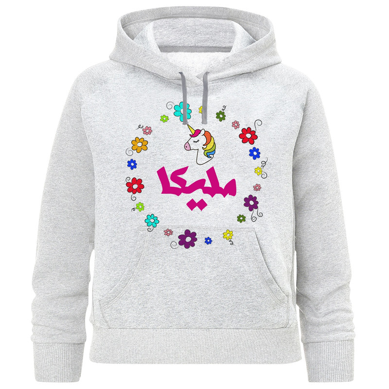 هودی دخترانه طرح ملیکا کد F186