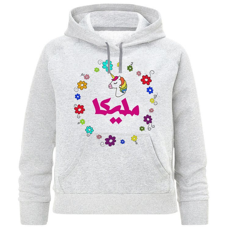 هودی دخترانه طرح ملیکا کد F186