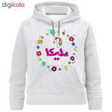 هودی دخترانه طرح ملیکا کد F186