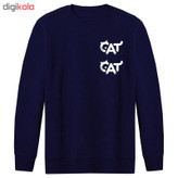 سویشرت مردانه طرح CAT کد R18