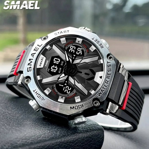 ساعت مچی عقربهای کوارتز مردانه اس میل مدل 8087-BK-S