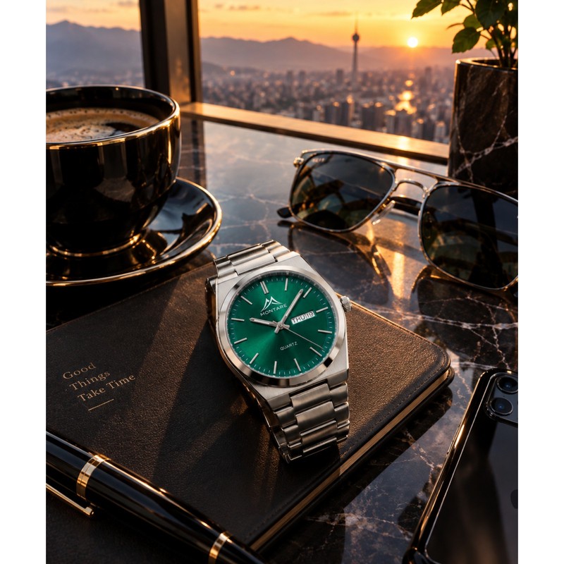 ساعت مچی عقربه ای مردانه مونتاره مدل 111990MHC-G