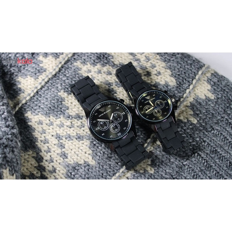 ست ساعت مچی عقربه ای زنانه و مردانه کد A-0002