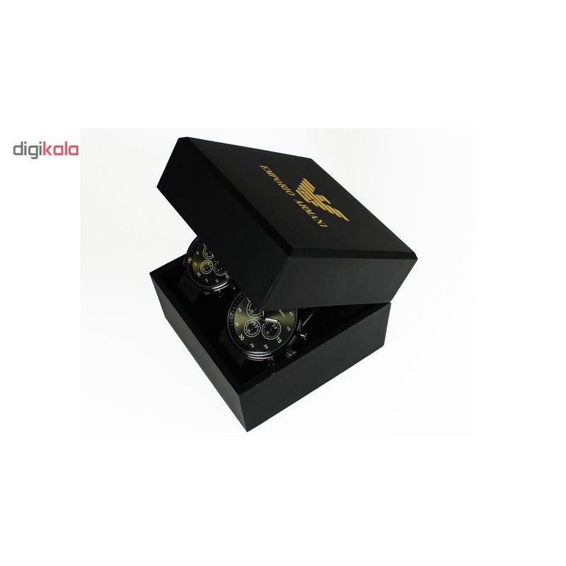 ست ساعت مچی عقربه ای زنانه و مردانه کد A-0002