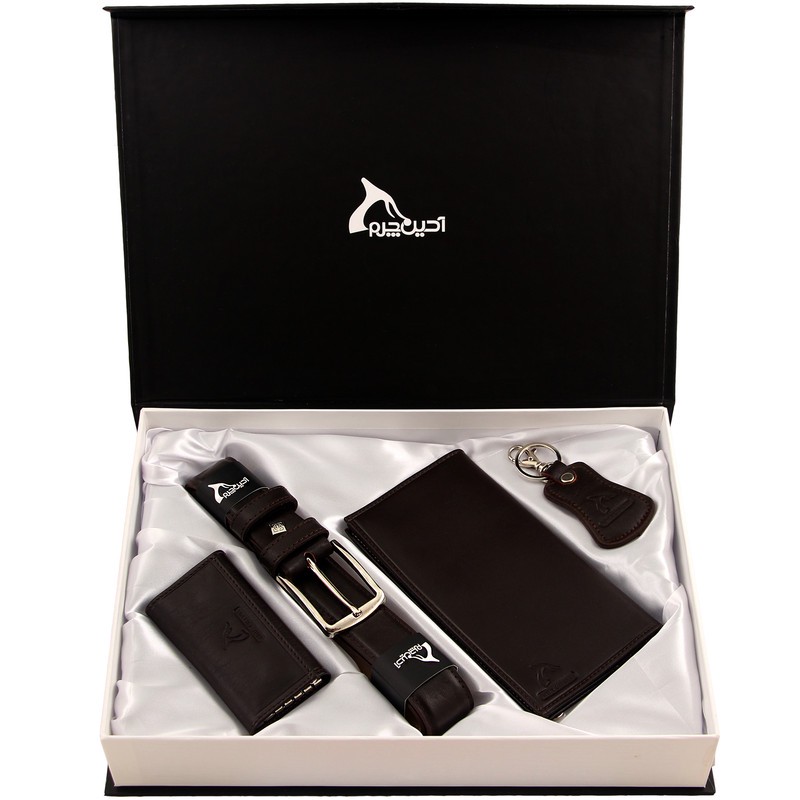 ست هدیه مردانه چرم بارز مدل DS18 G1