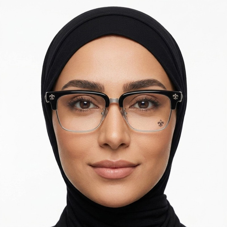فریم عینک طبی بلوکات کروم هارتز کد l8010