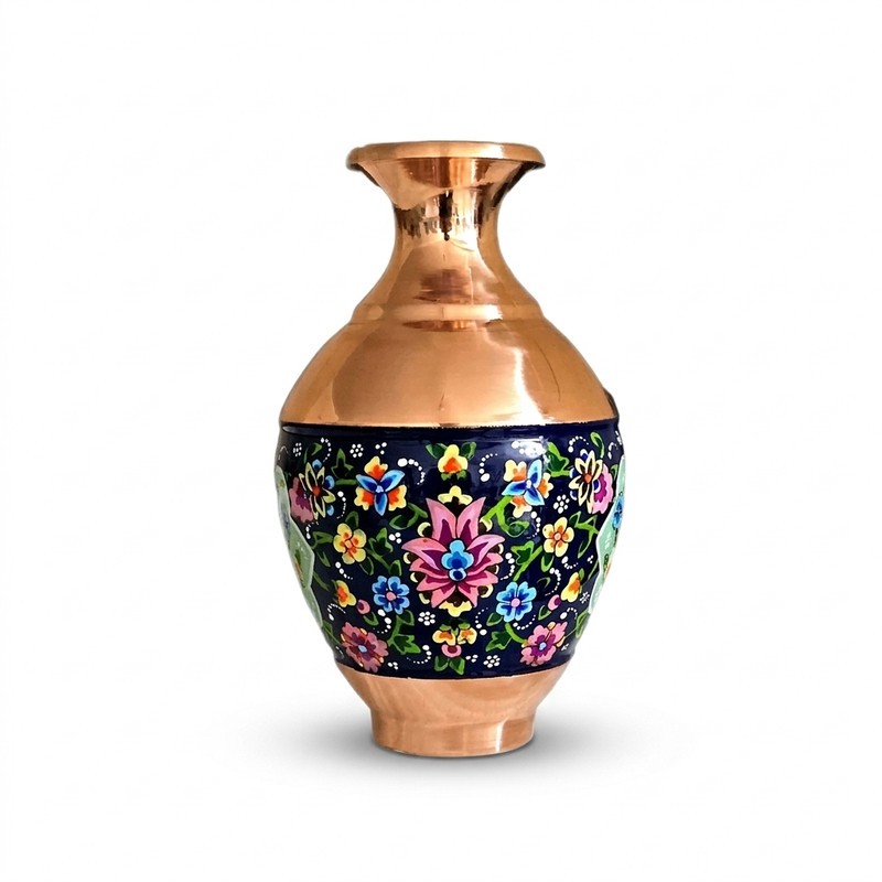 ست هدیه نگارستان نیلی مدل مس و پرداز کد JR-blu15