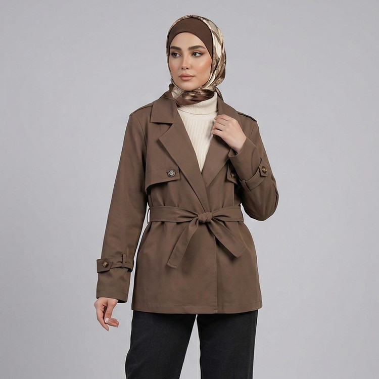 بارانی زنانه السانا مدل آریستا کد 194601