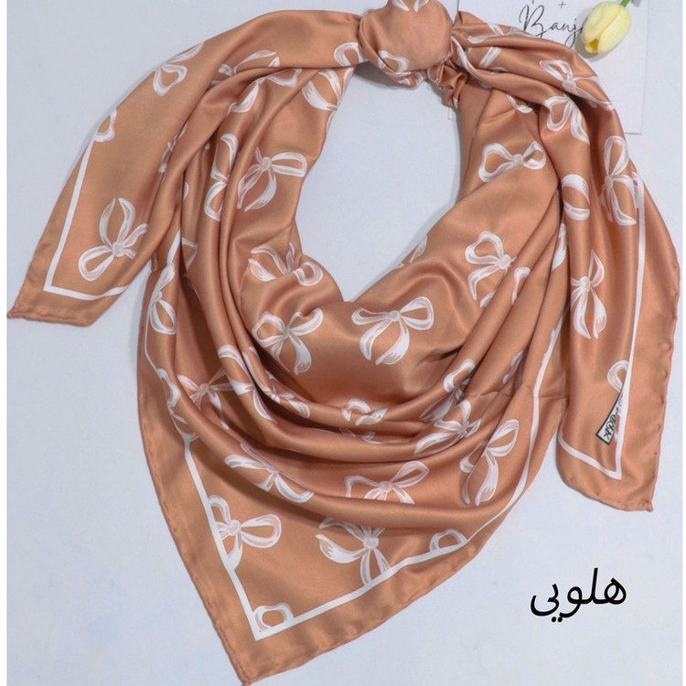 روسری زنانه مدل ابریشم توییل مجلسی محبوب کد ab458