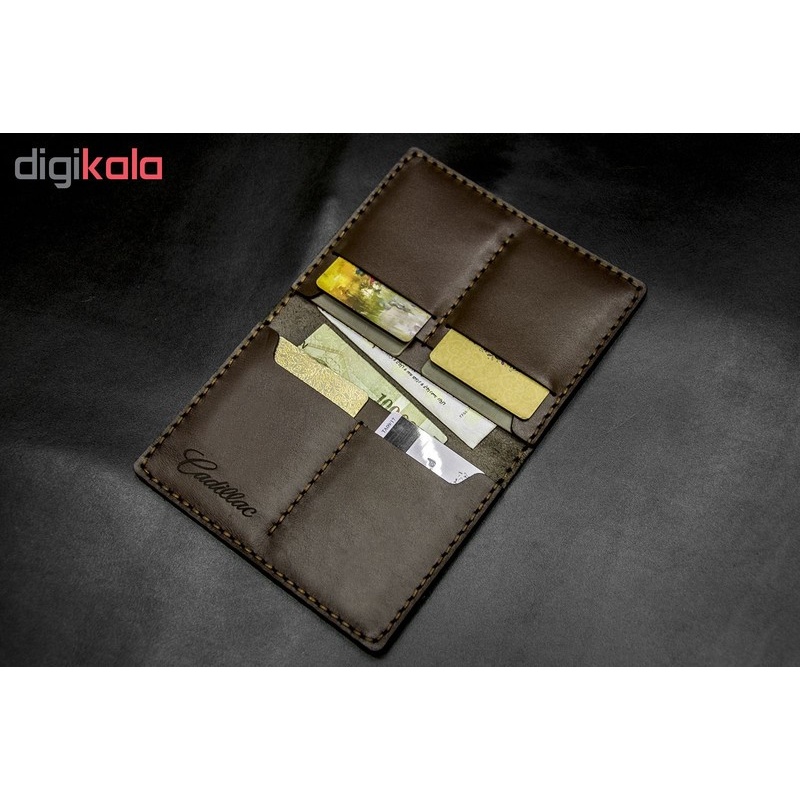 کیف مدارک خودرو چرمینه اسپرت طرح کادیلاک کد 75024-B