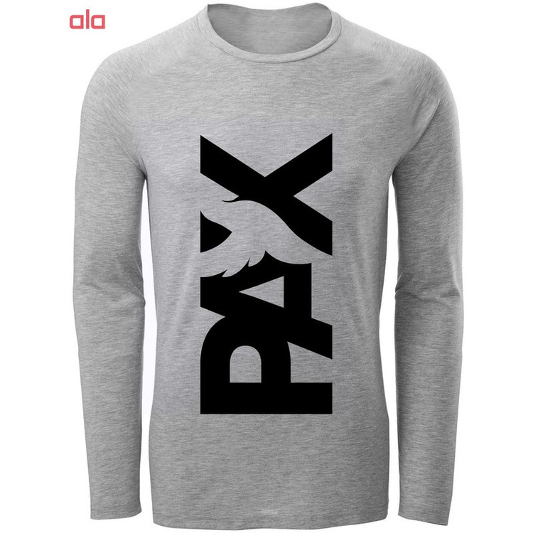 تی شرت آستین بلند مردانه طرح PAX مدل S311