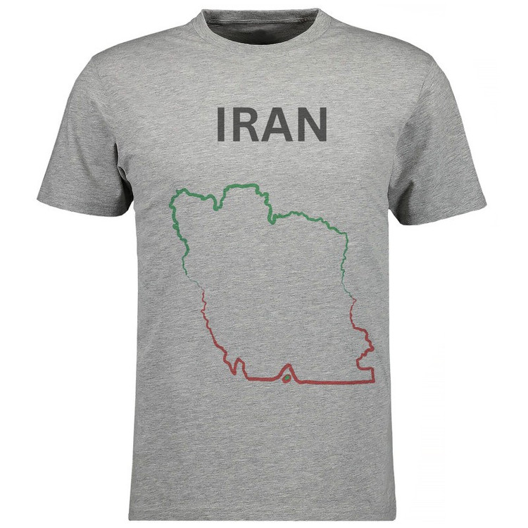 تی شرت آستین کوتاه مردانه مدل ایران کد V326